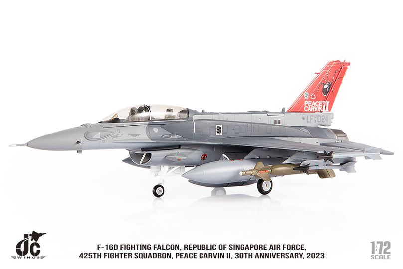 JCW-72-F16-023新加坡空軍F-16D第425中隊彩繪模型