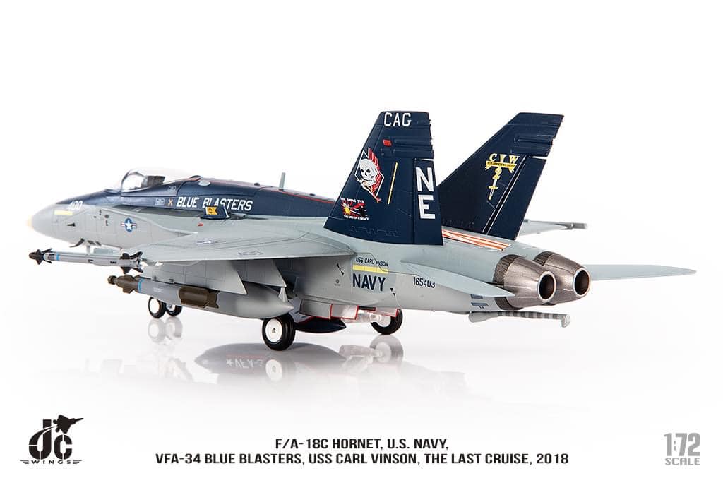 JCW-72-F18-018美國海軍F/A-18C第VFA-34中隊模型