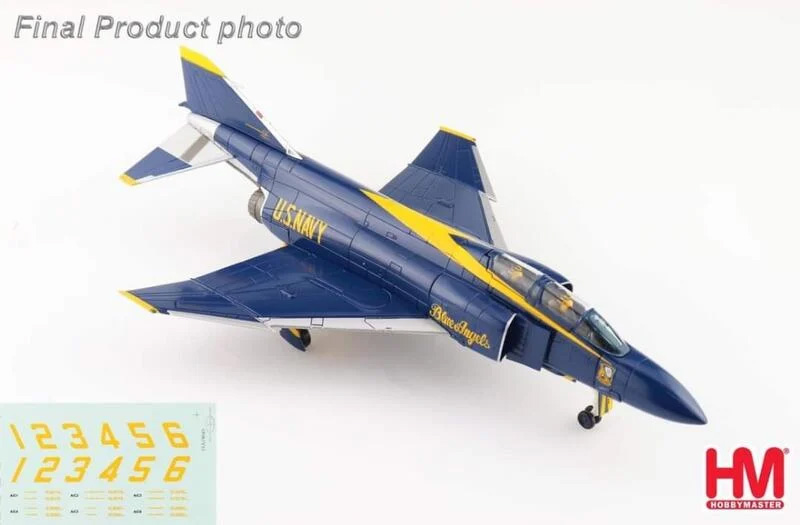 HA19045美國海軍F-4J藍天使Blue Angels 1~6號(貼紙)模型