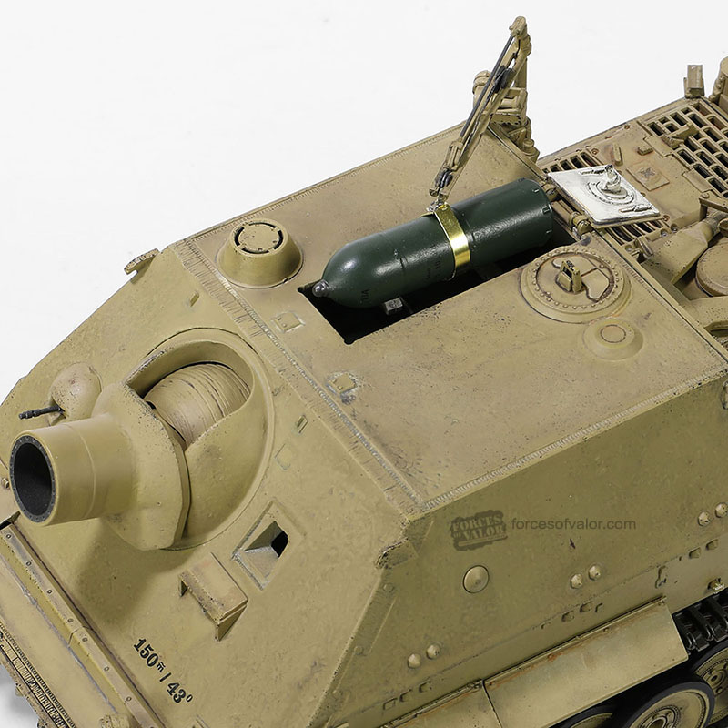 802001A德國突擊虎Sturmtig坦克(原型沙色)1/32模型成品