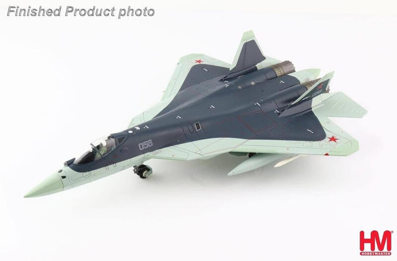 HA6802俄羅斯 Su-57(T-50-6-2) Су-57 戰鬥機模型