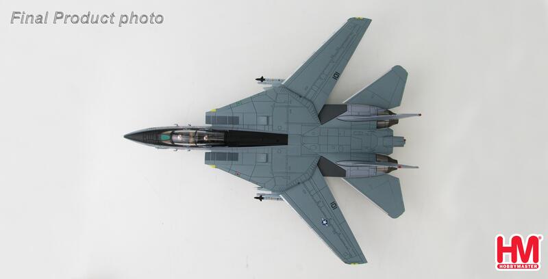 HA5201美軍VF-211中隊CAG F-14A 戰鬥機(CVN-65)