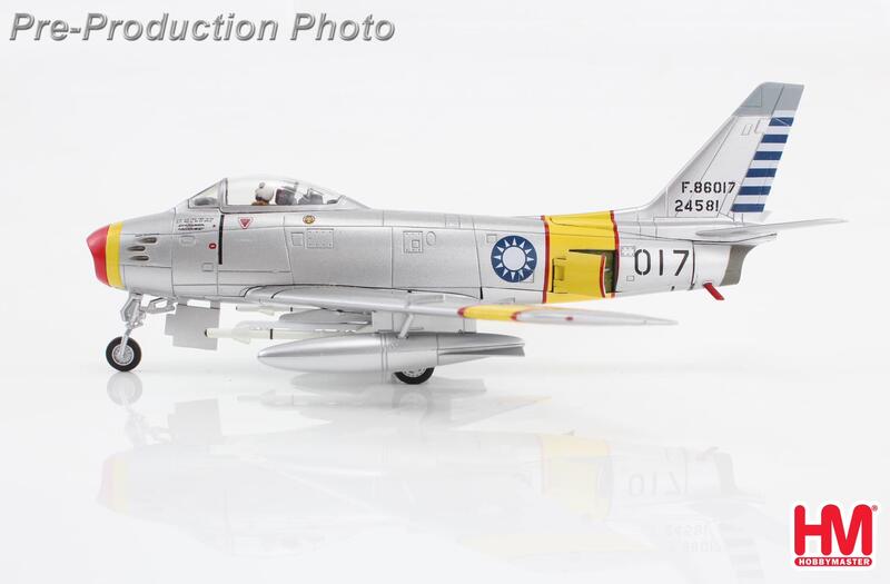 HA4322 F-86F 空軍五大隊 孫嗣文 上尉座機擊落米格15戰功機