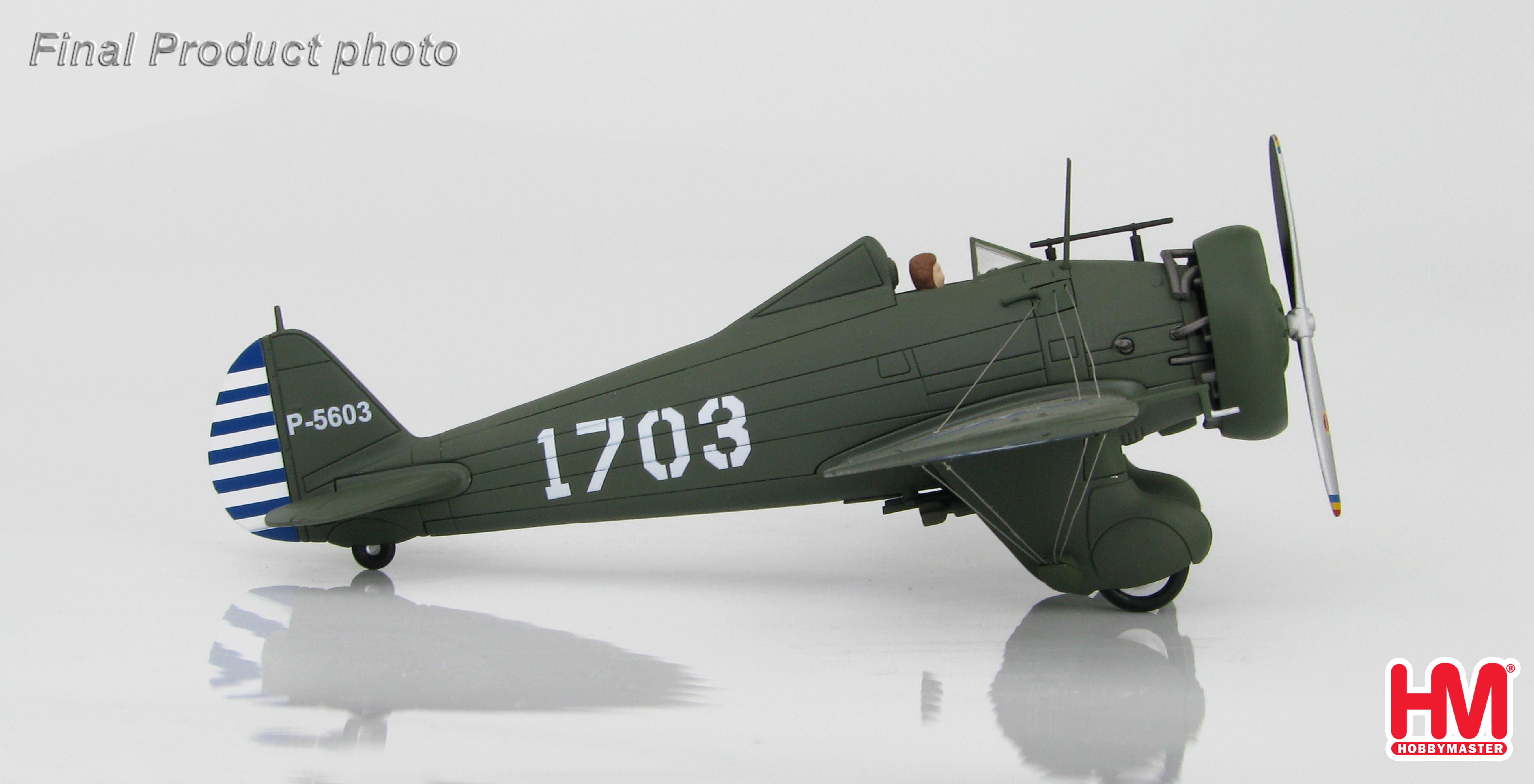 HA7510空軍波音Boeing 281 P-26南京戰場1/48成品模型