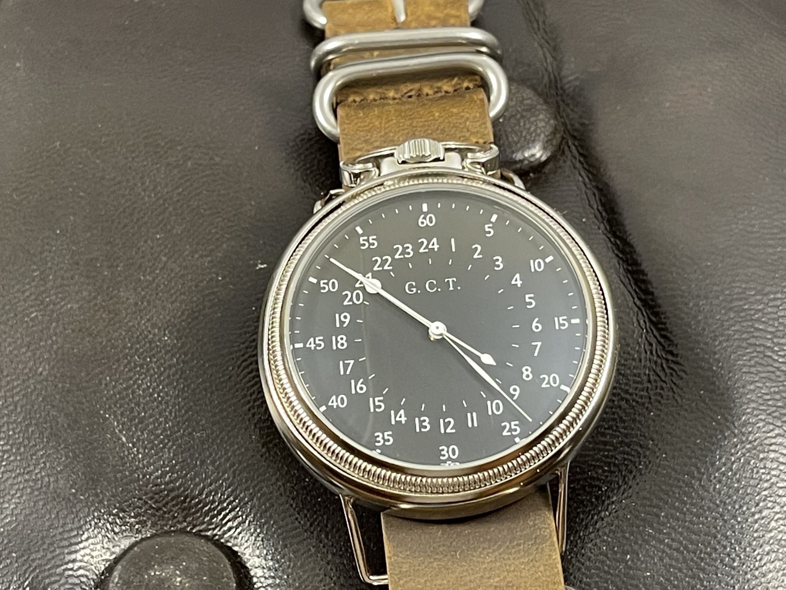 日本M.R.M.W.復刻軍錶 美國AN5740 24H Black