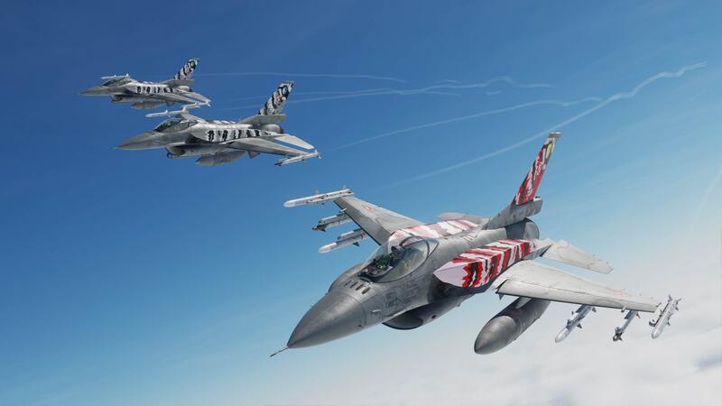 JCW-72-F16-017 波蘭空軍F-16D戰鬥機第6中隊2013老虎會模型