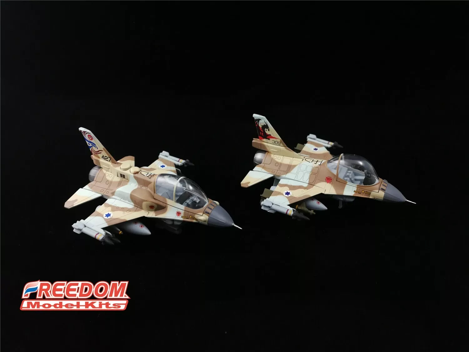 162711以色列空軍F-16I 戰鬥機蛋機模型2入