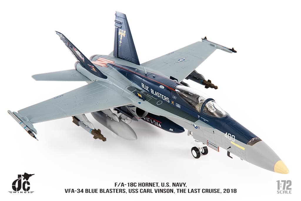 JCW-72-F18-018美國海軍F/A-18C第VFA-34中隊模型