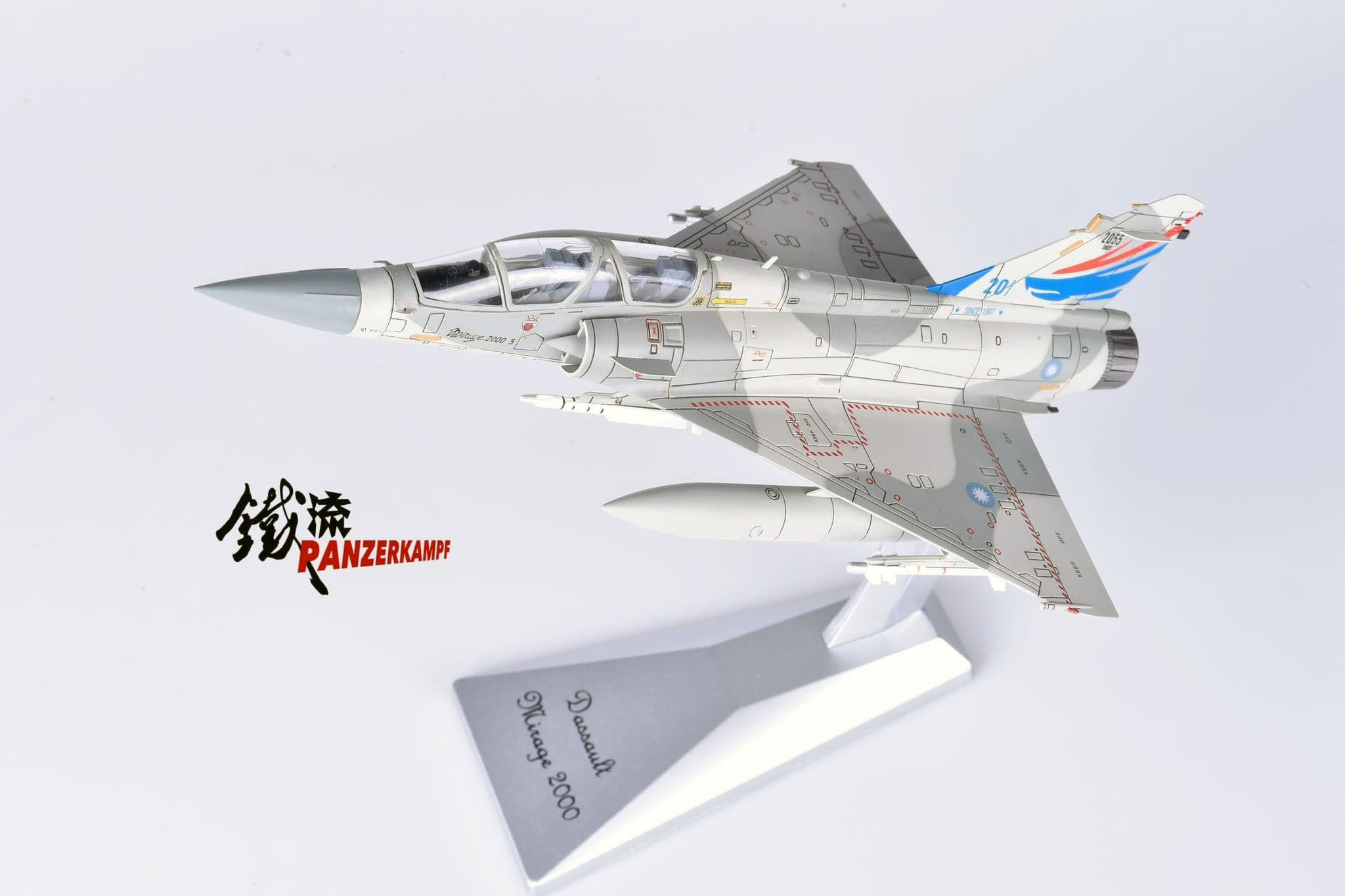 空軍幻象MIRAGE 2000-5DI雙座彩繪戰鬥機14625PC