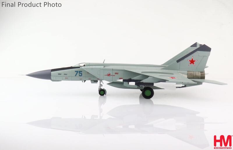 HA5607 蘇聯MiG-25PD Foxbat Blue 75合金模型