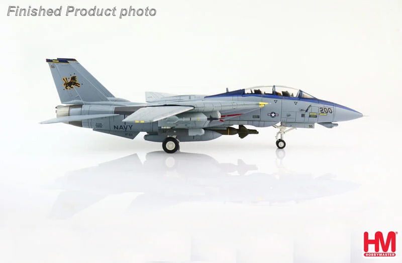 HA5238美軍VF-213黑獅 F-14D Tomcat雄貓164347最後巡航模型