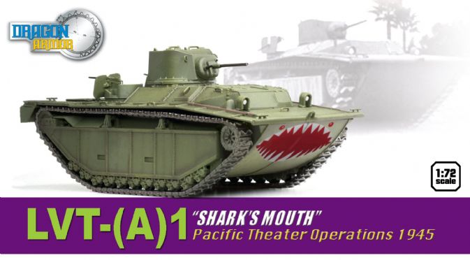 DA60522美國LVT-(A)1鯊魚嘴Shark's Mouth太平洋戰區作戰 1945