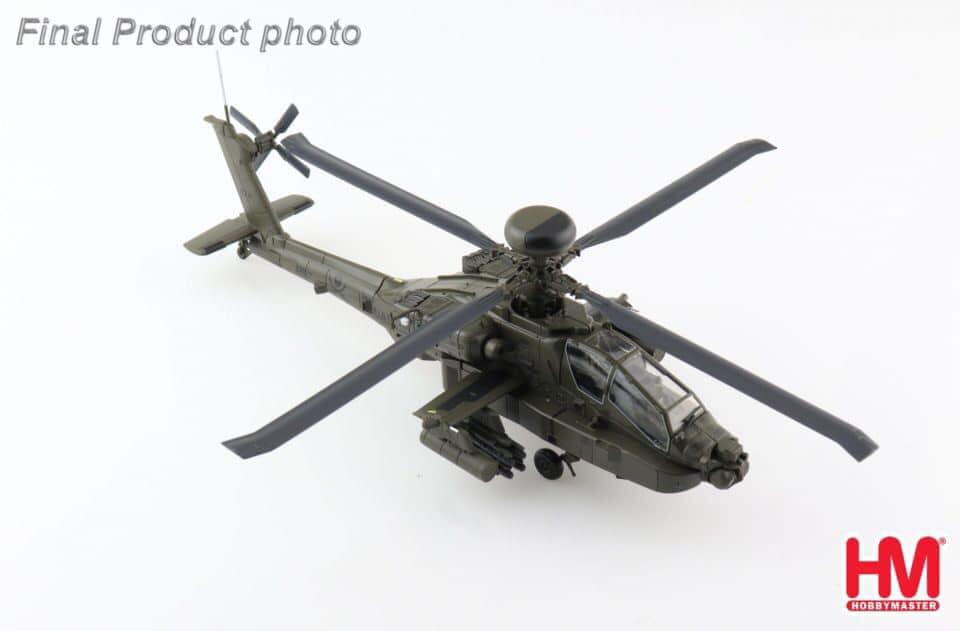 HH1212阿聯酋空軍AH-64D阿帕契直升機1/72合金模型