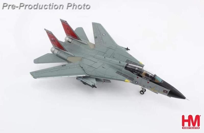 HA5253 F-14D雄貓人VF-31 The Last Tomcat Cruise模型