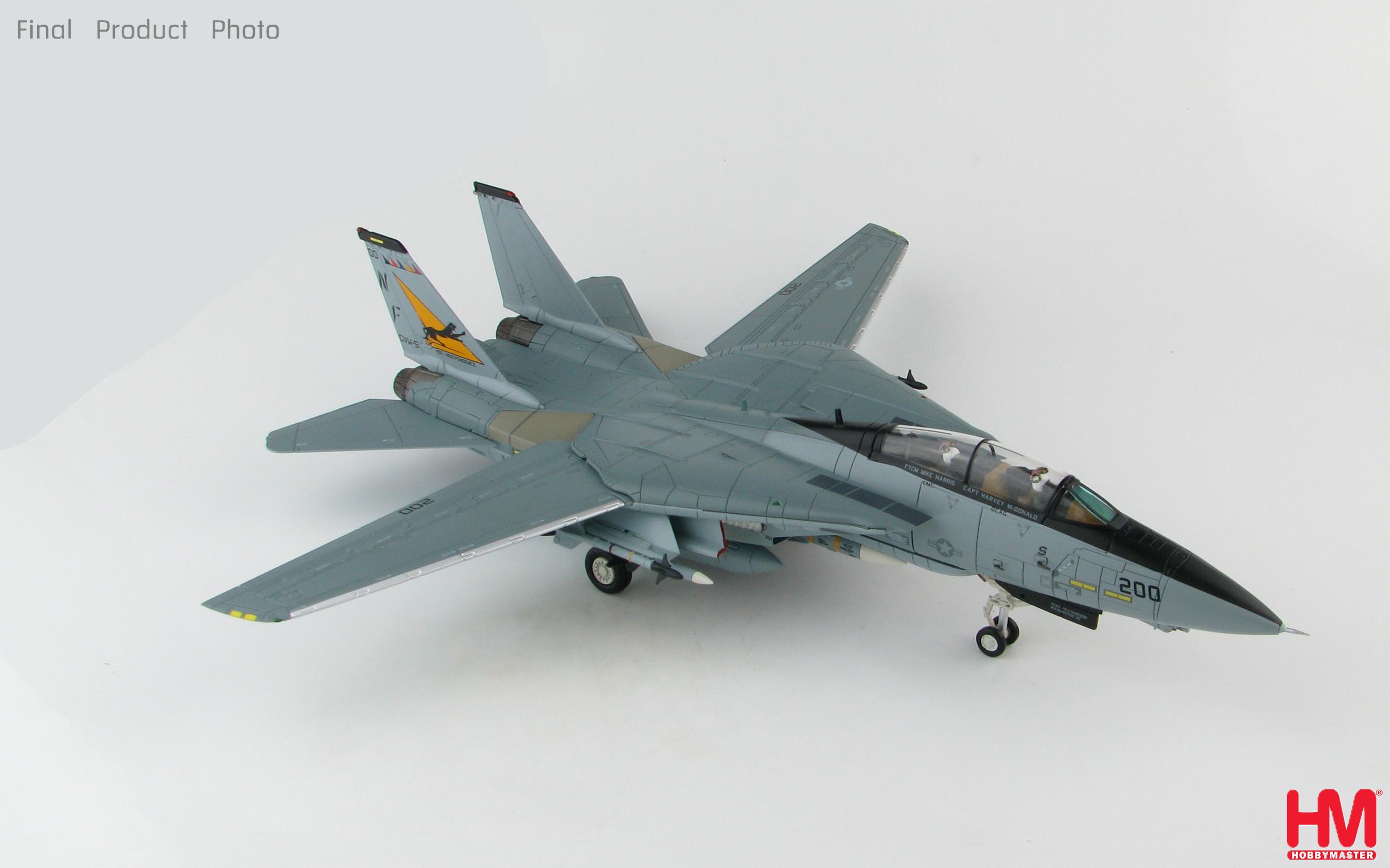 HA5225美軍VF-21 Freelancers自由槍騎兵F-14A CAG模型