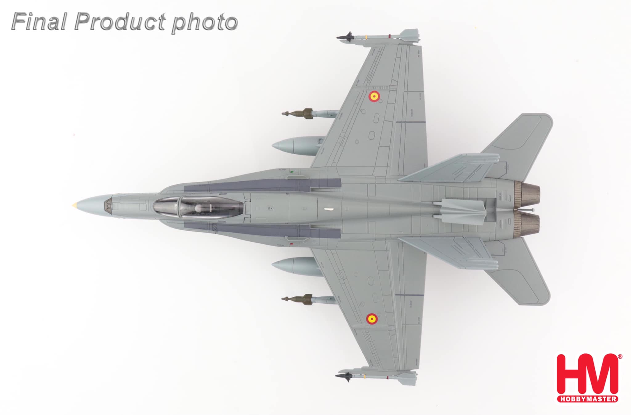 HA3568  西班牙E/F-18A Hornet 12-09/C15-51戰機合金模型