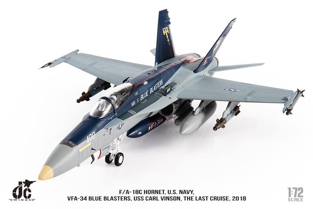 JCW-72-F18-018美國海軍F/A-18C第VFA-34中隊模型