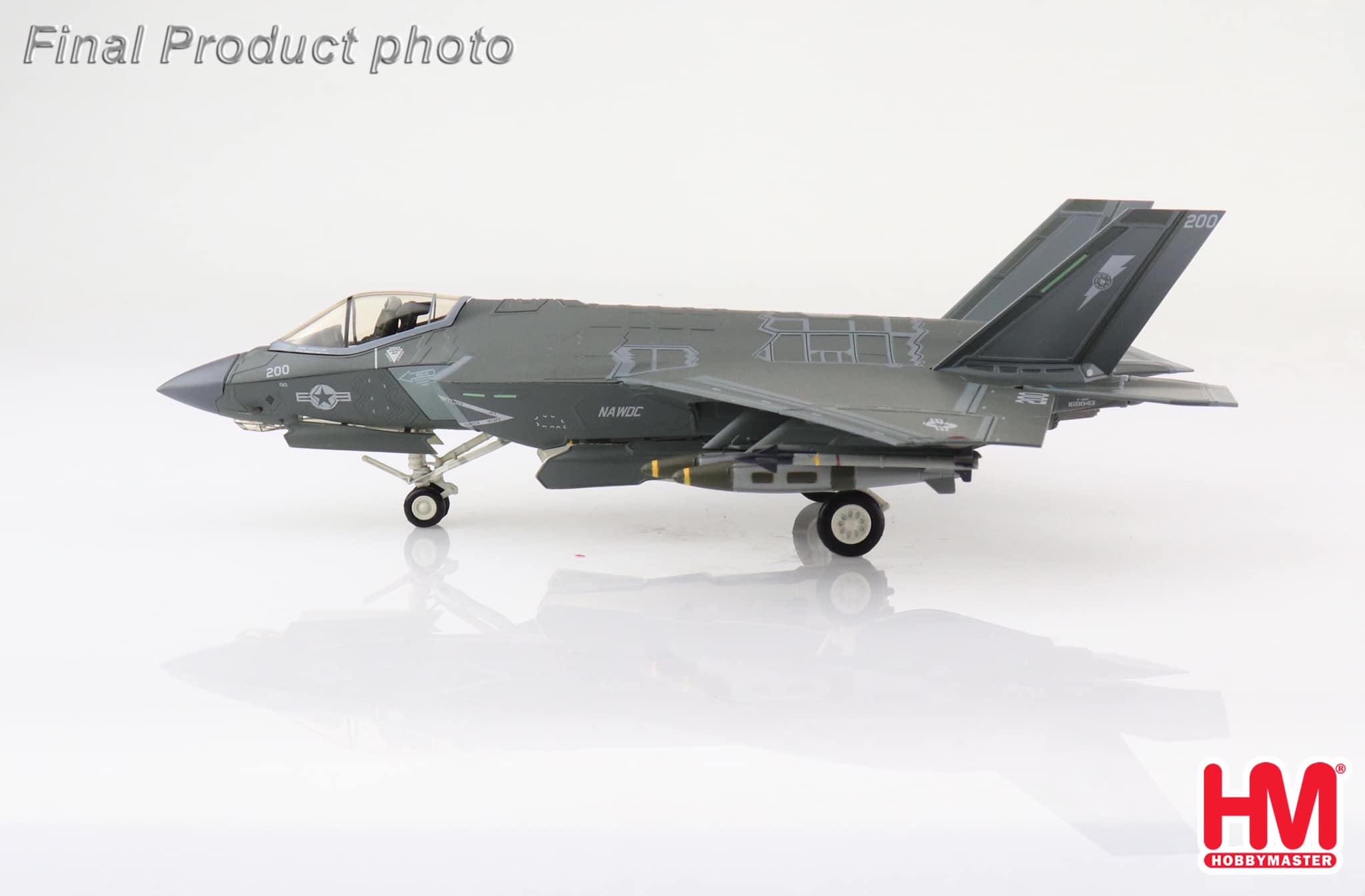 HA6206 美國海軍F-35C Lightning II JSF, NAWDC合金模型