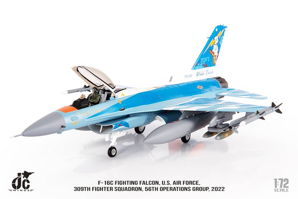 JCW-72-F16-020美國空軍第309戰鬥機中隊F-16C唐老鴨彩繪模型