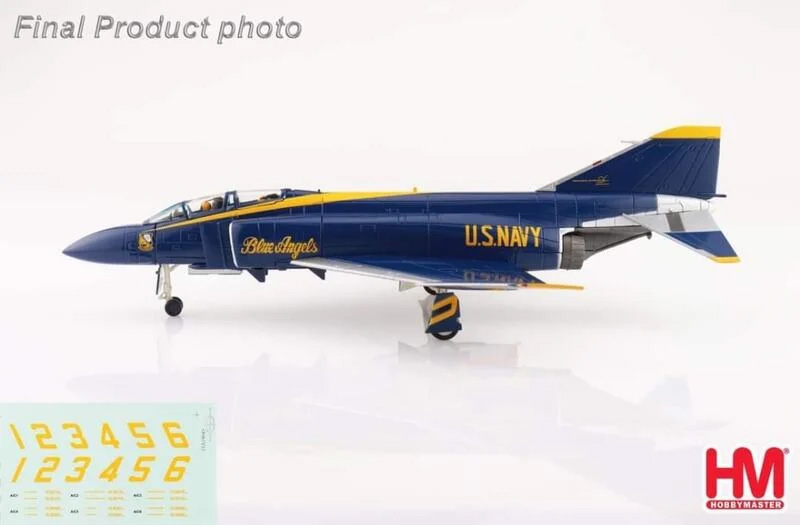 HA19045美國海軍F-4J藍天使Blue Angels 1~6號(貼紙)模型