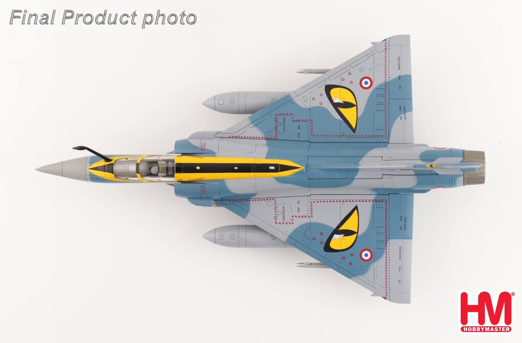 HA1620 法國Mirage 2000-5 88中隊100周年彩繪合金模型1/72成品