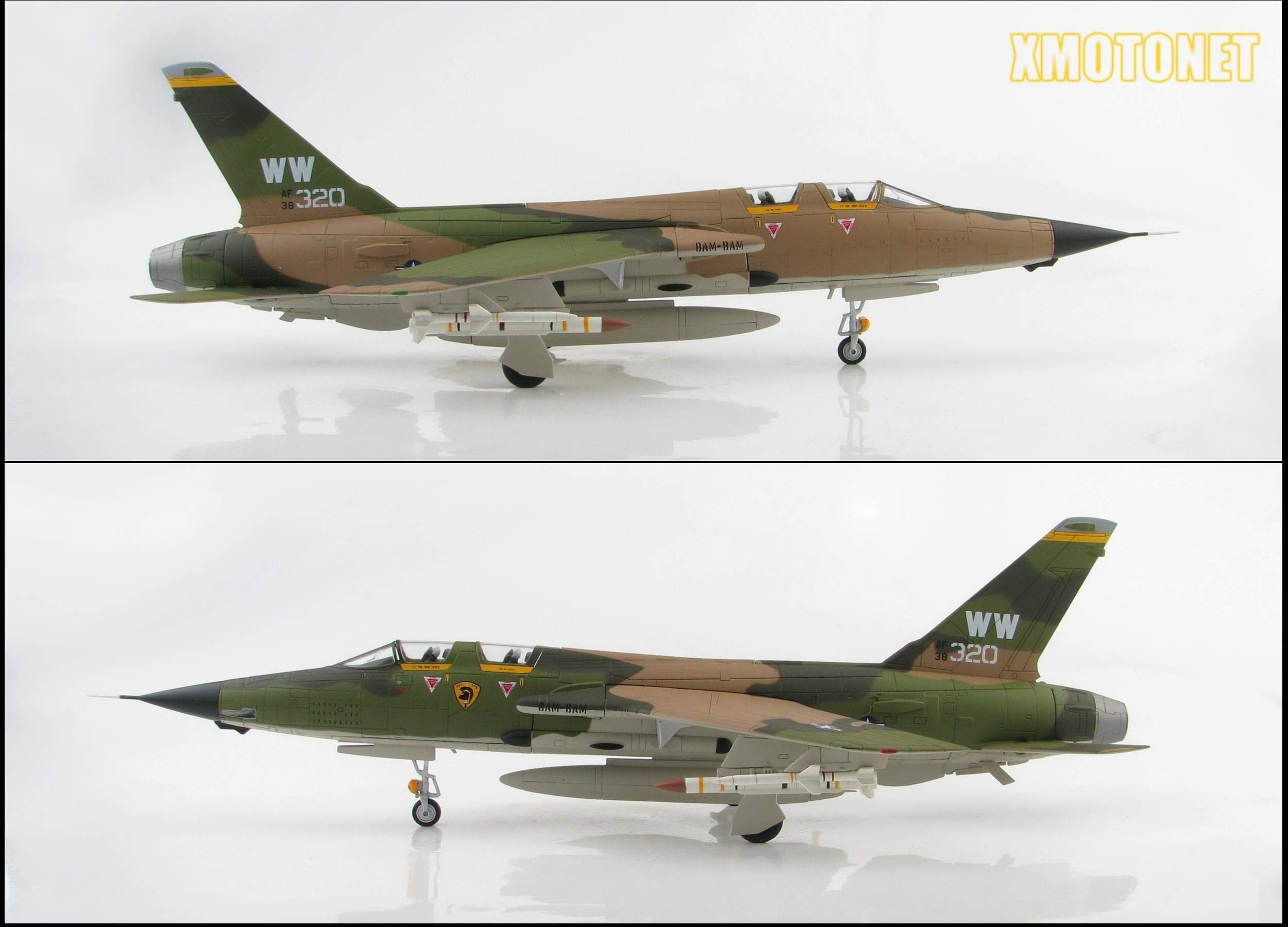 HA2550美軍F-105F/G雷長Thunderchief 合金完成模型