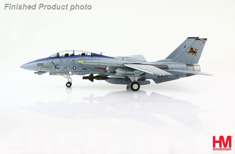 HA5238美軍VF-213黑獅 F-14D Tomcat雄貓164347最後巡航模型