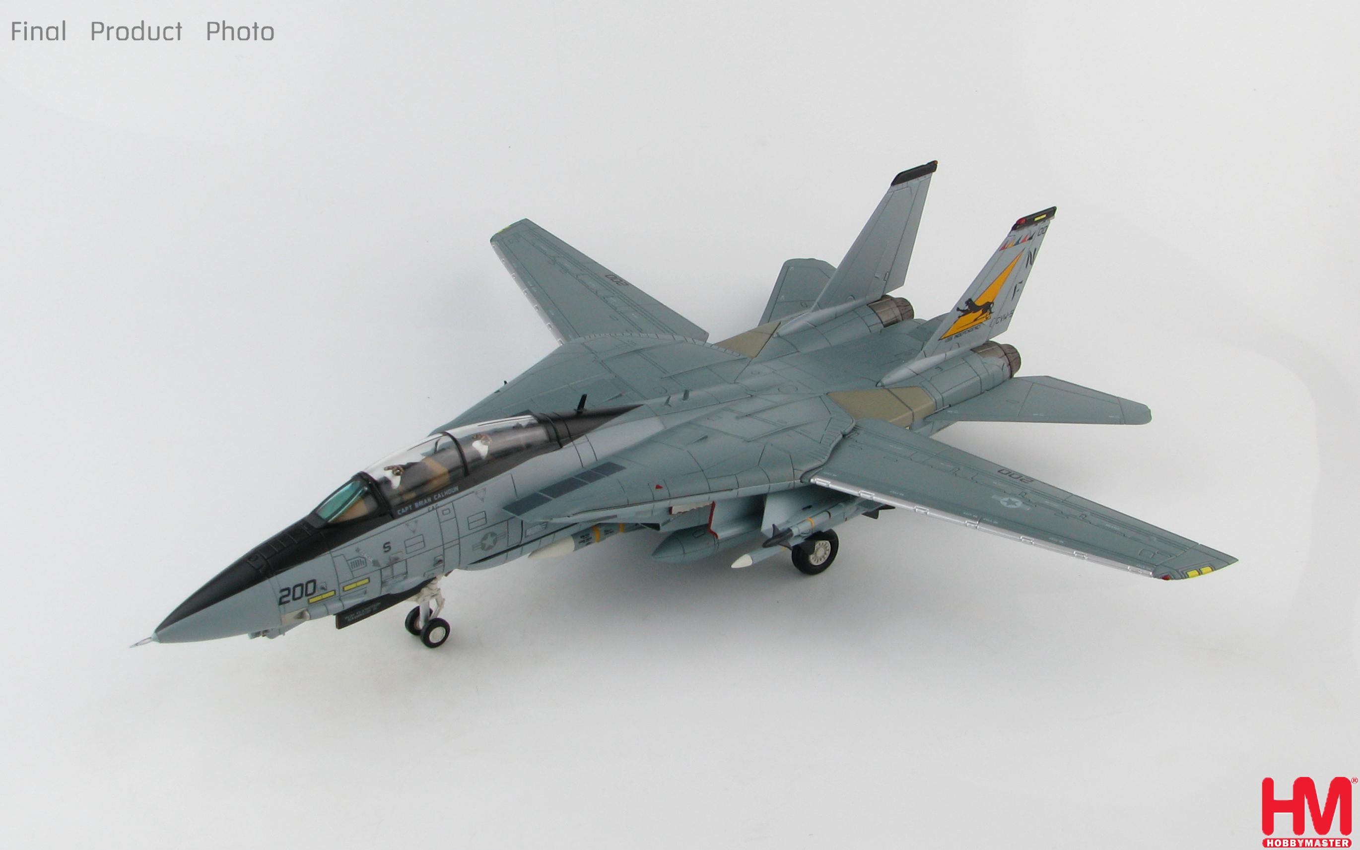 HA5225美軍VF-21 Freelancers自由槍騎兵F-14A CAG模型