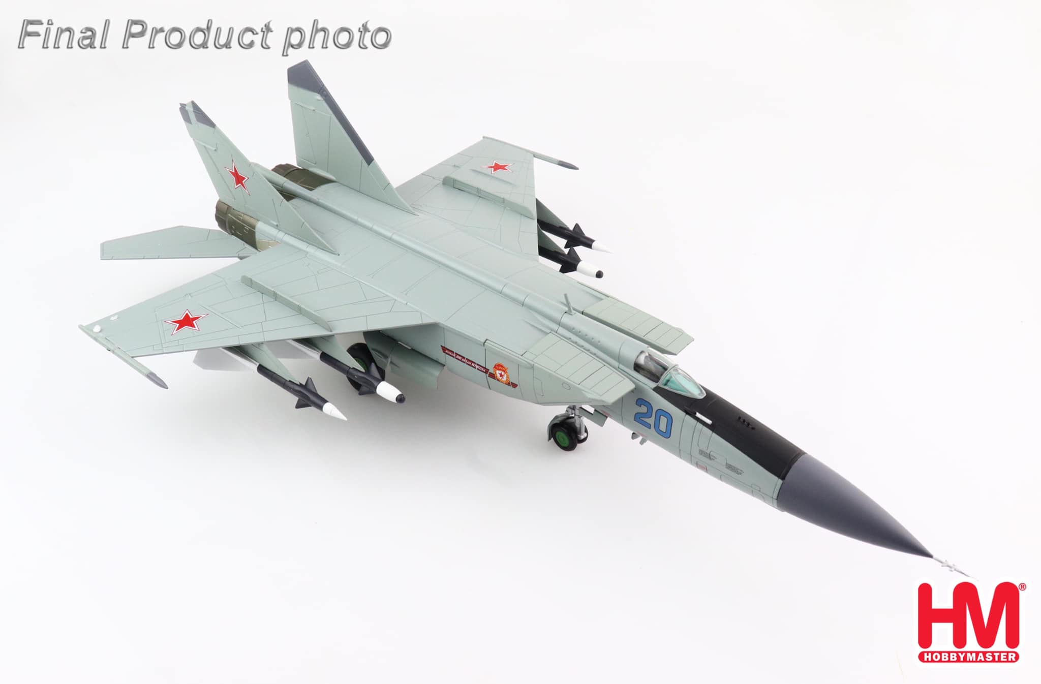 HA5610俄羅斯MiG-25PDS狐蝠Foxbat BLUE 20戰鬥機