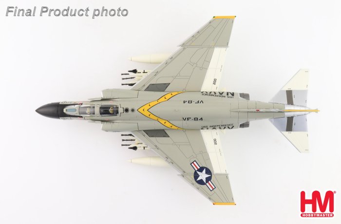 HA19048美國海軍VF-84 JOLLY ROGERS F-4B 模型1/72成品