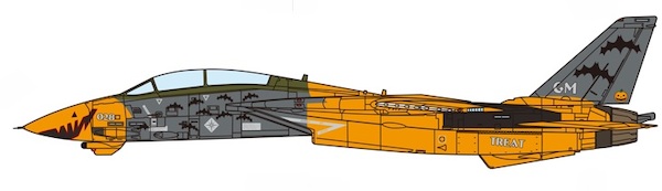 JCW-72-F14-011 美F-14D Ace Combat Pumpkin Face模型