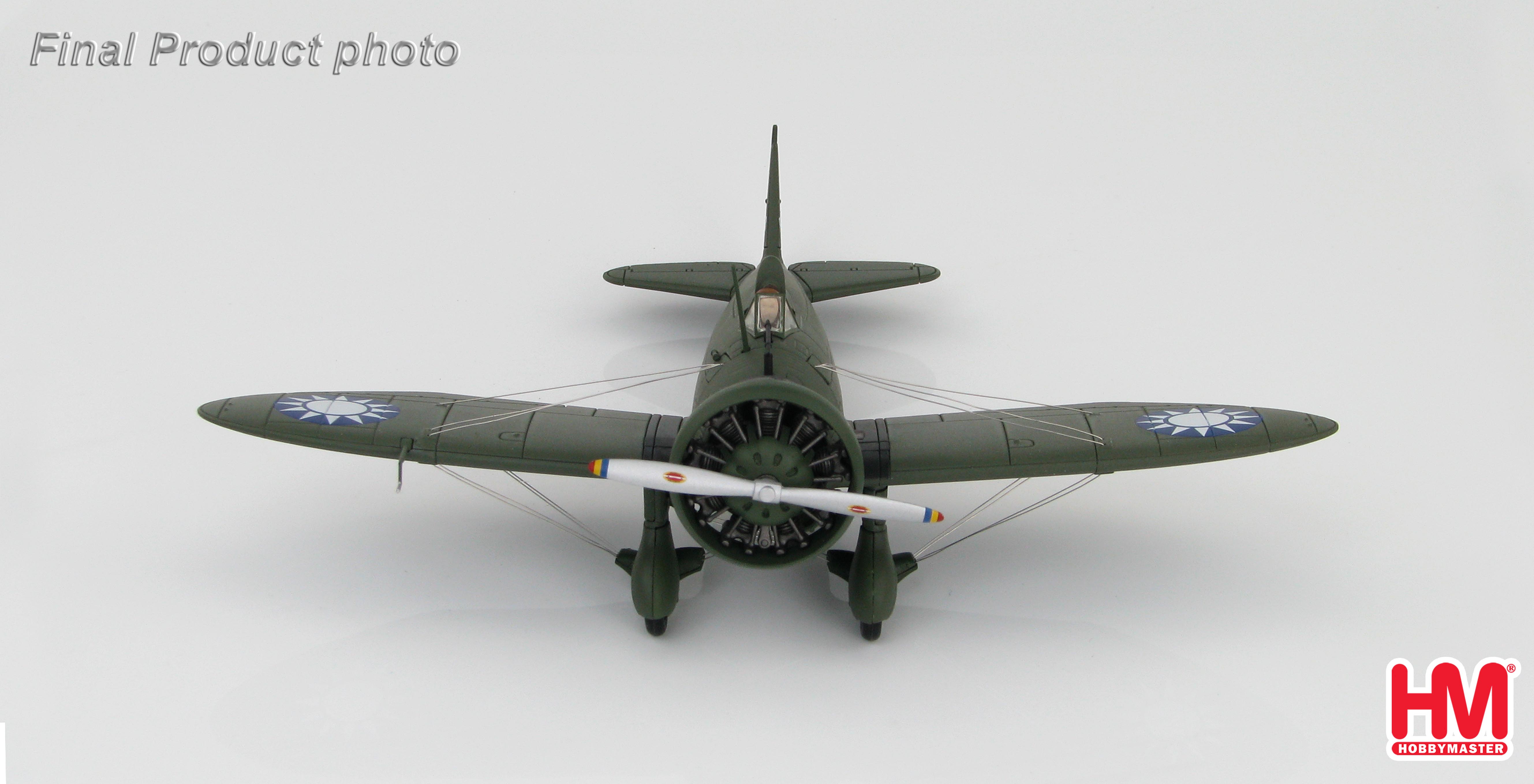 HA7510空軍波音Boeing 281 P-26南京戰場1/48成品模型