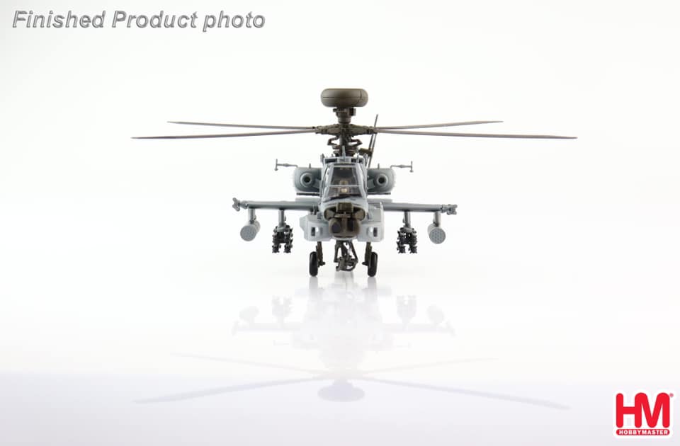 HH1210印度空軍125中隊AH-64E阿帕契直升機合金模型