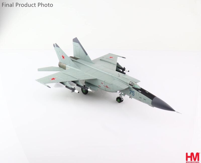 HA5607 蘇聯MiG-25PD Foxbat Blue 75合金模型