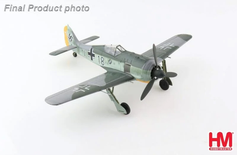 HA7428  FW-190A-4德軍王牌Fw. R. Eisele, 8./JG 2戰機1/48成品模型