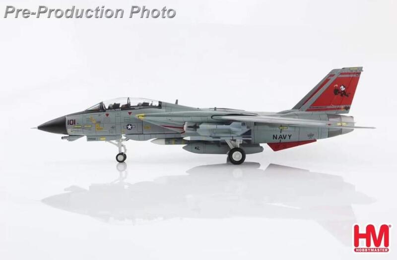 HA5253 F-14D雄貓人VF-31 The Last Tomcat Cruise模型