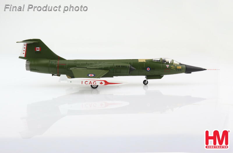 HA1065加拿大空軍CF-104 Starfighter戰鬥機#104733合金模型