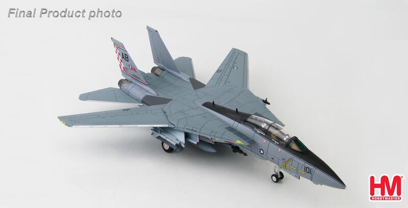 HA5201美軍VF-211中隊CAG F-14A 戰鬥機(CVN-65)