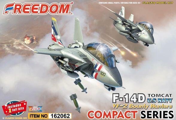 162062美軍F-14D賞金獵人中隊VF-2蛋機模型1入