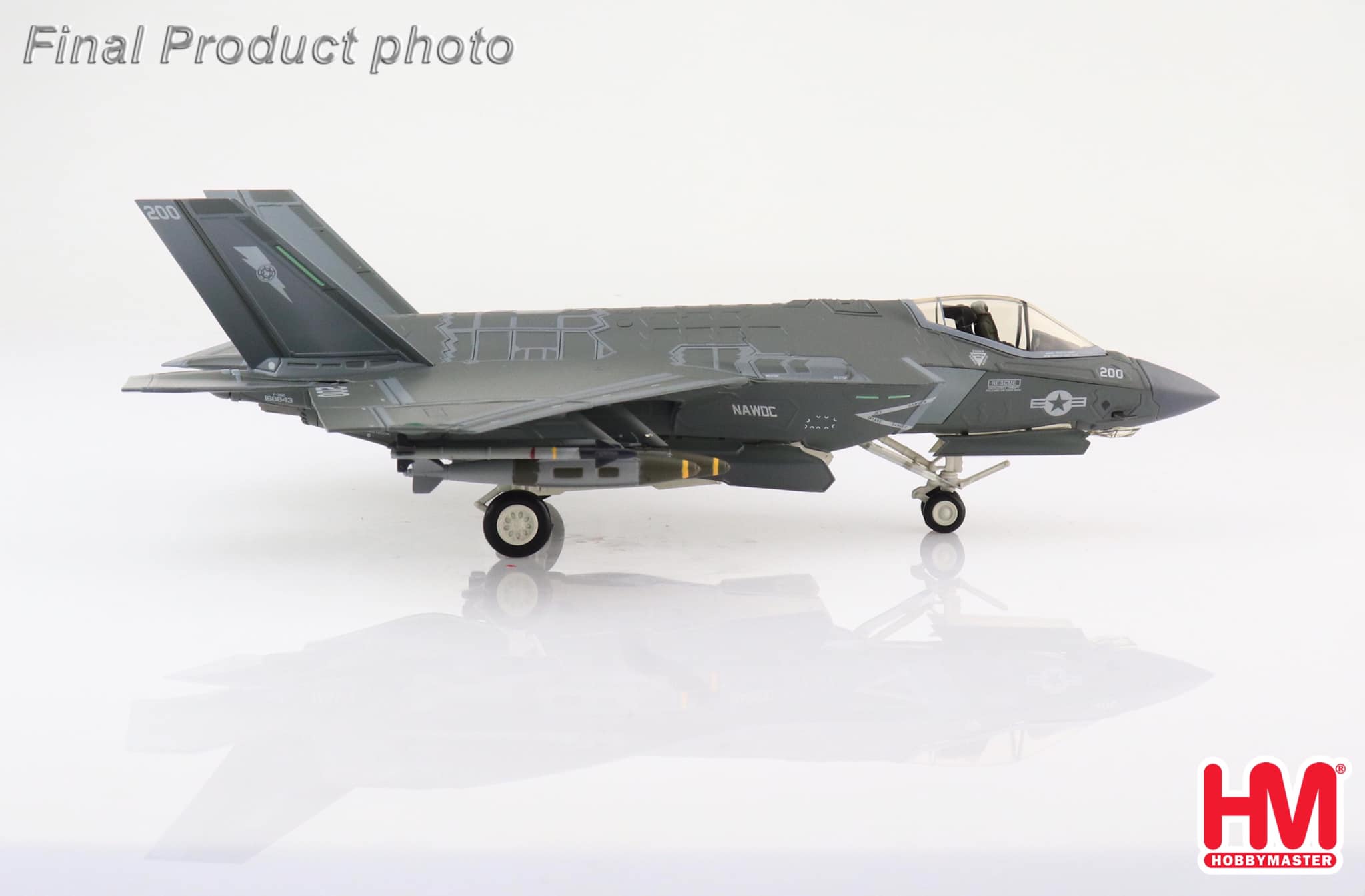 HA6206 美國海軍F-35C Lightning II JSF, NAWDC合金模型