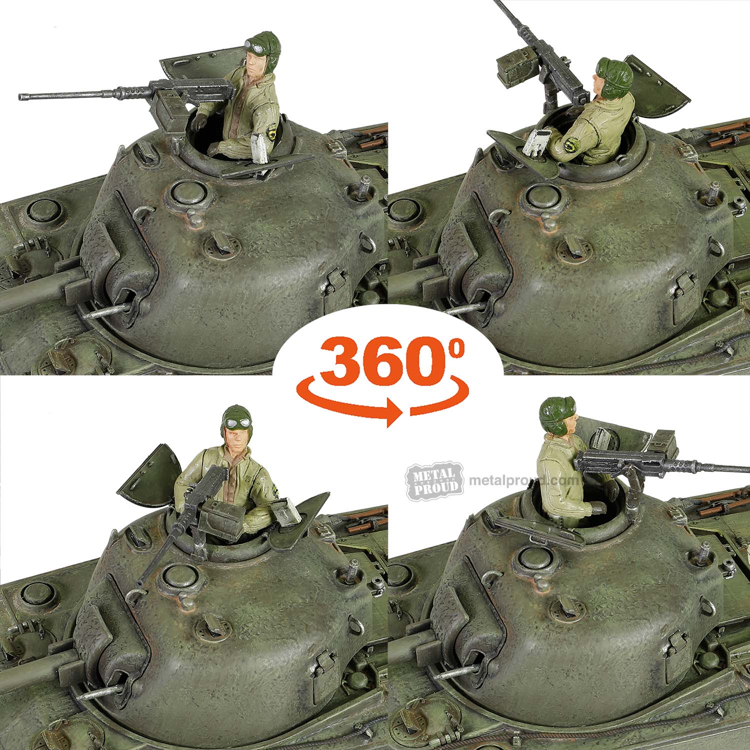 912101A美國中型戰車Sherman M4謝爾曼模型1/32成品