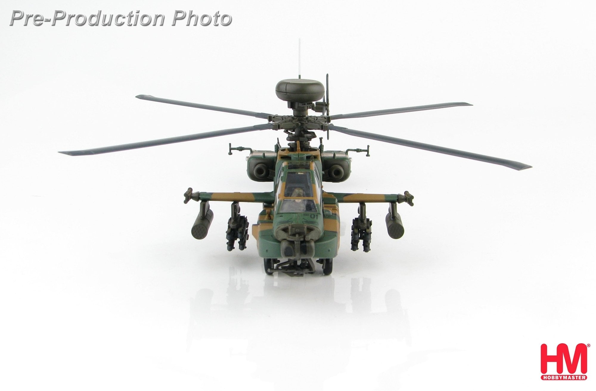 HH1205日本陸上自衛隊AH-64D合金模型1/72成品