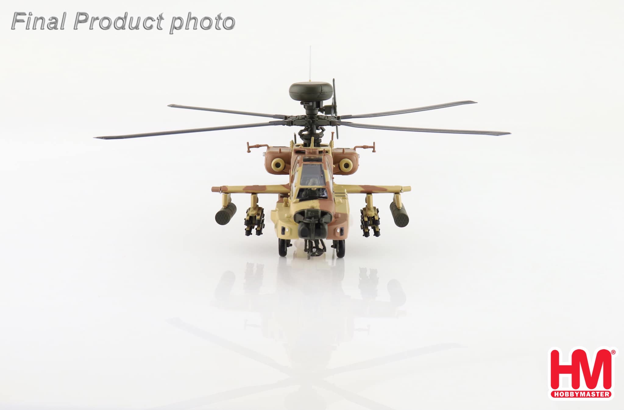 HH1217卡達空軍AH-64E Apache Guardian阿帕契直升機1/72合金模型