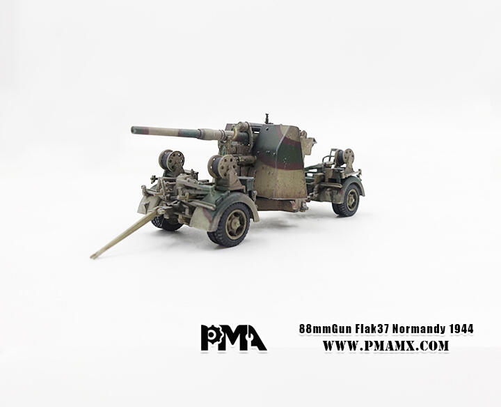 P0314 德軍88砲 八八砲 88mm Gun Flak37 二戰模型