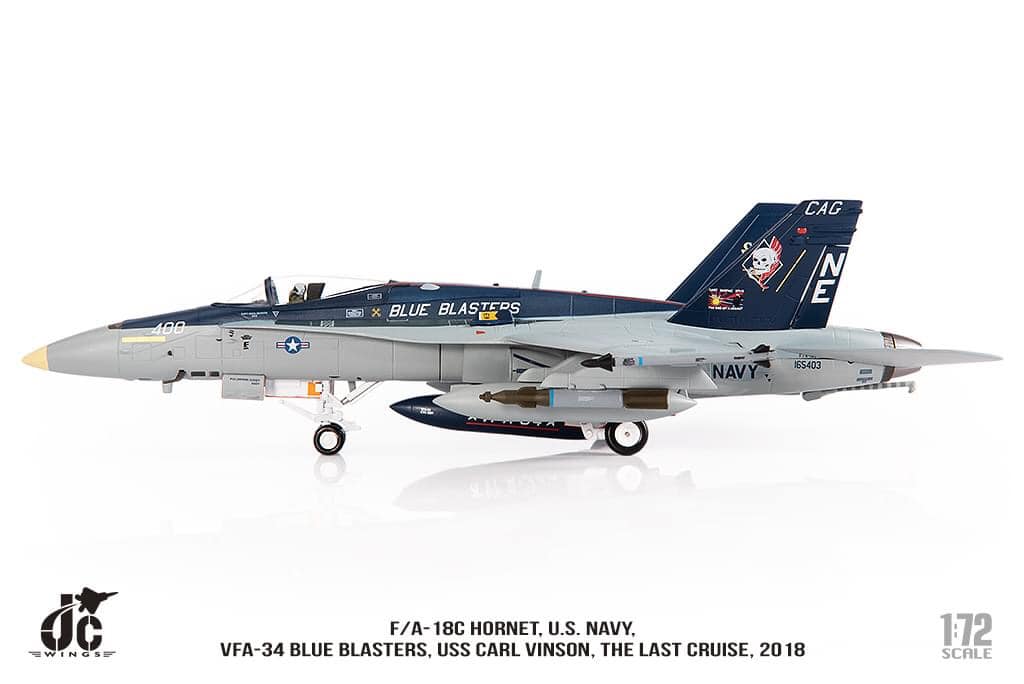 JCW-72-F18-018美國海軍F/A-18C第VFA-34中隊模型