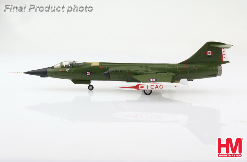 HA1065加拿大空軍CF-104 Starfighter戰鬥機#104733合金模型