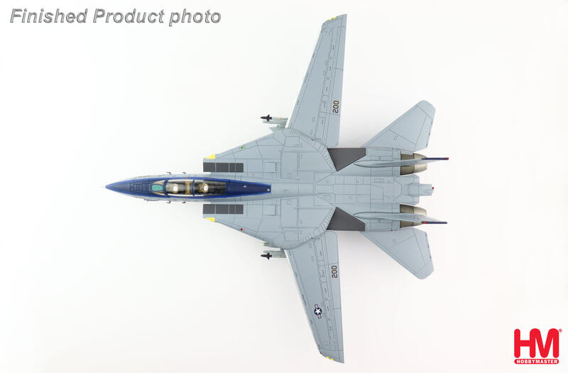 HA5238美軍VF-213黑獅 F-14D Tomcat雄貓164347最後巡航模型