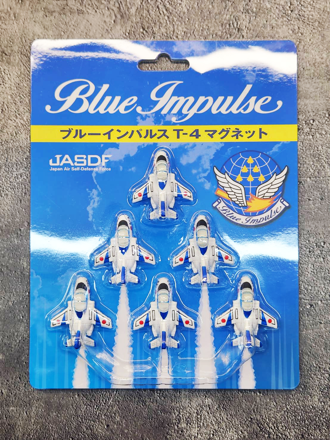 日本航空自衛隊BLUE IMPULSE藍色衝擊表演隊T-4磁鐵6入組