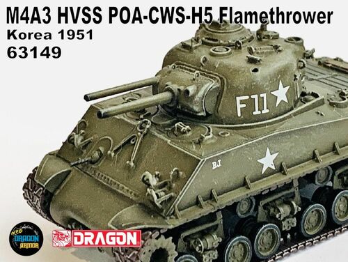 DA63149美國M4A3 HVSS POA-CWS-H5 Flamethrower韓戰1951