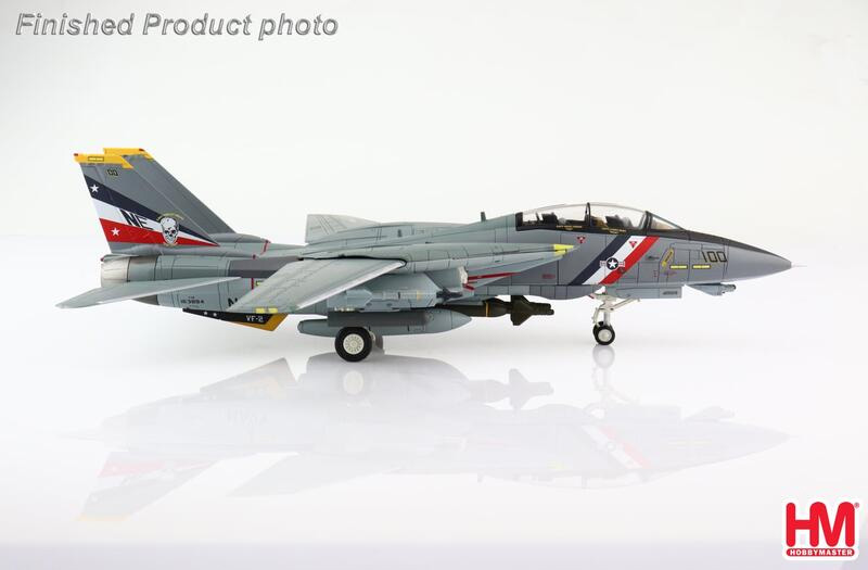 HA5237美軍VF-2賞金獵人F-14D Tomcat雄貓NE100/163894模型